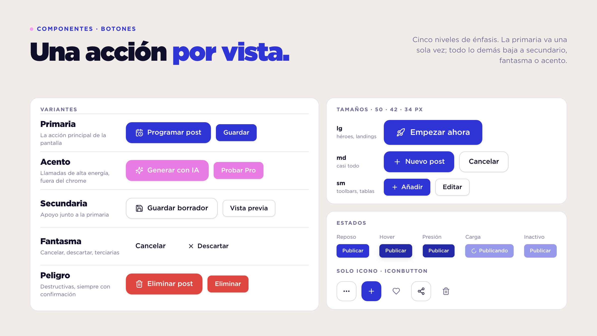 Components · buttons