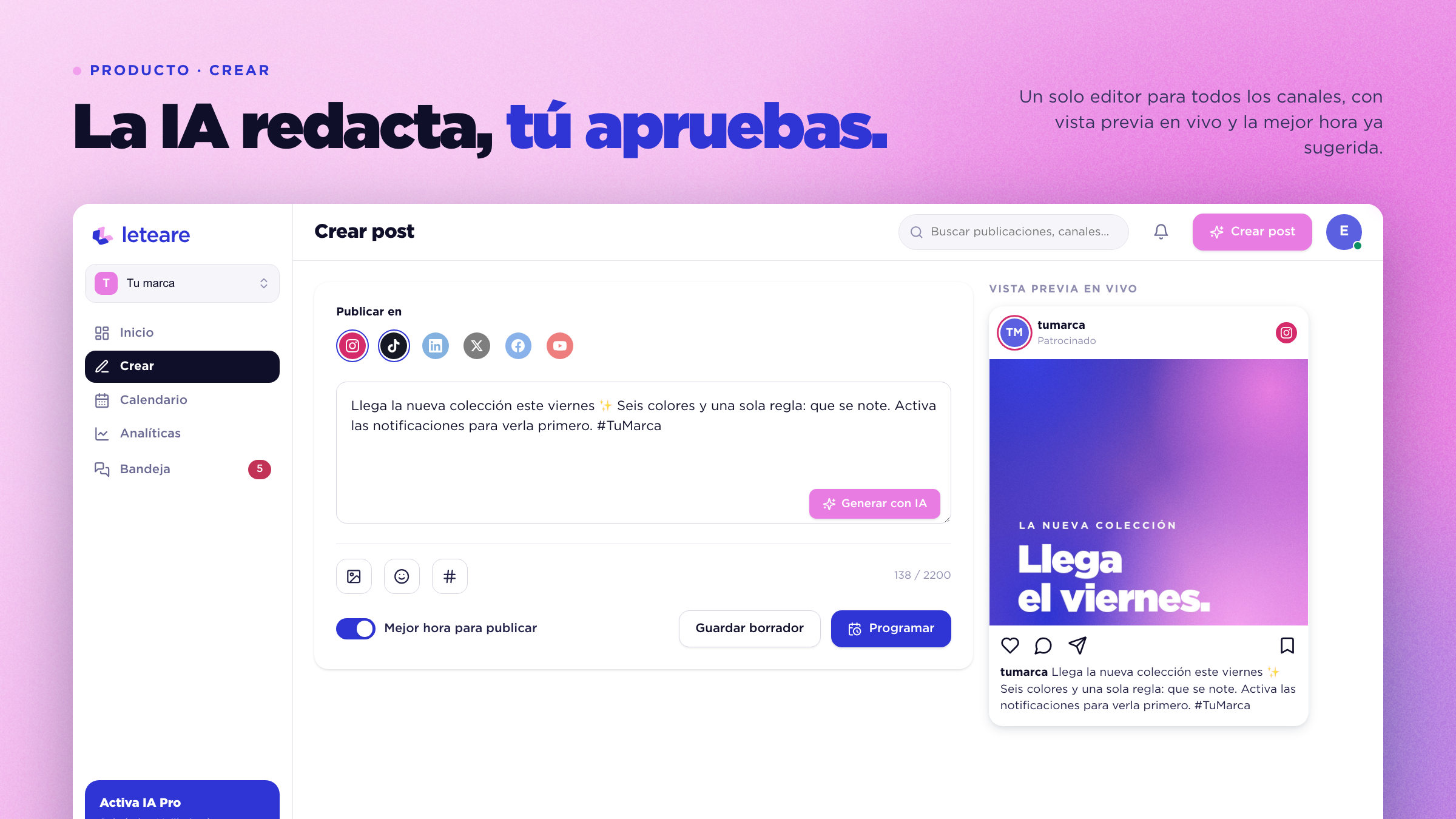 Product · create with AI