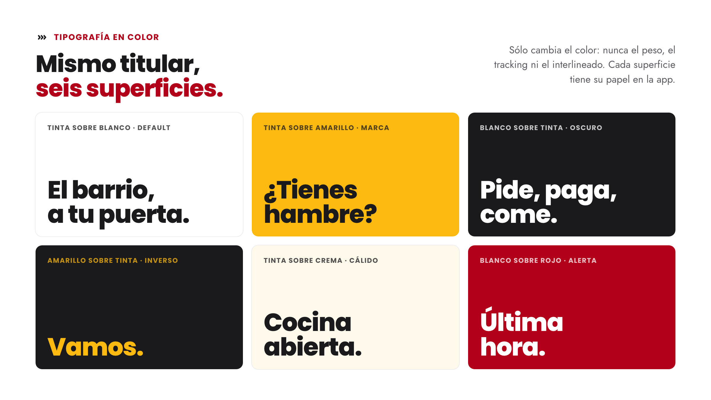 Typography · color